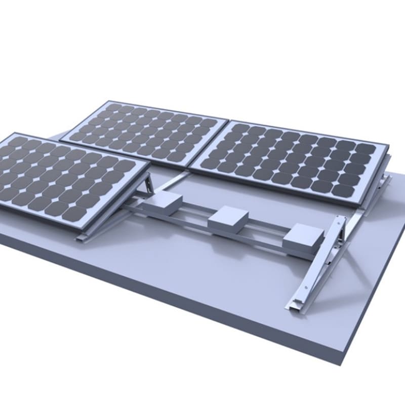 Solar-Flachdach-Solarsystem-Solarpanel-Montageunterstützung -Koodsun
