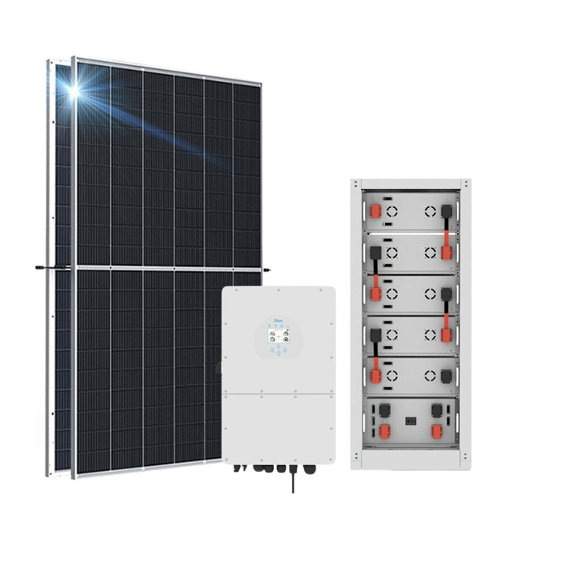 Hybrid-Solarsystem 30-kW-Heimspeicher-Hybrid-Solarsystem mit Hochspannungs-Lithiumbatterie -Koodsun