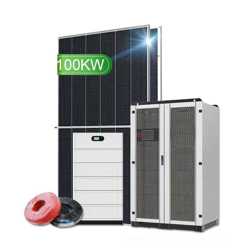 100-kW-Solarstromsystem-Hybrid mit Batterie -Koodsun