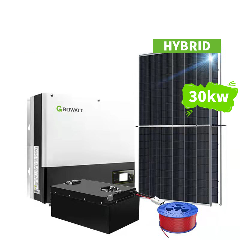 Komplettset Solaranlage Hybrid 30KW für den gewerblichen Einsatz -Koodsun