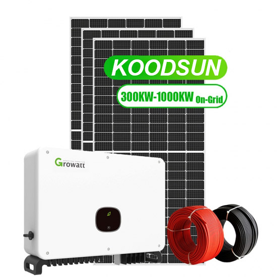 KOODSUN 300KW 500KW 1MW Solarkraftwerk Netzgebundenes Solarenergiesystem -Koodsun