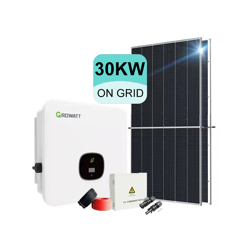 Solarenergieanlage Netzanbindung 30KW für gewerbliche Nutzung Komplettset -Koodsun