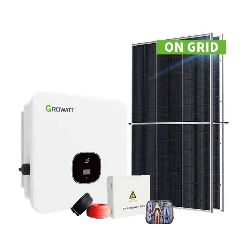 Komplette On-Grid-Solarstromsystemlösung 25-kW-Energiesystem mit On-Grid-Solarwechselrichtern -Koodsun