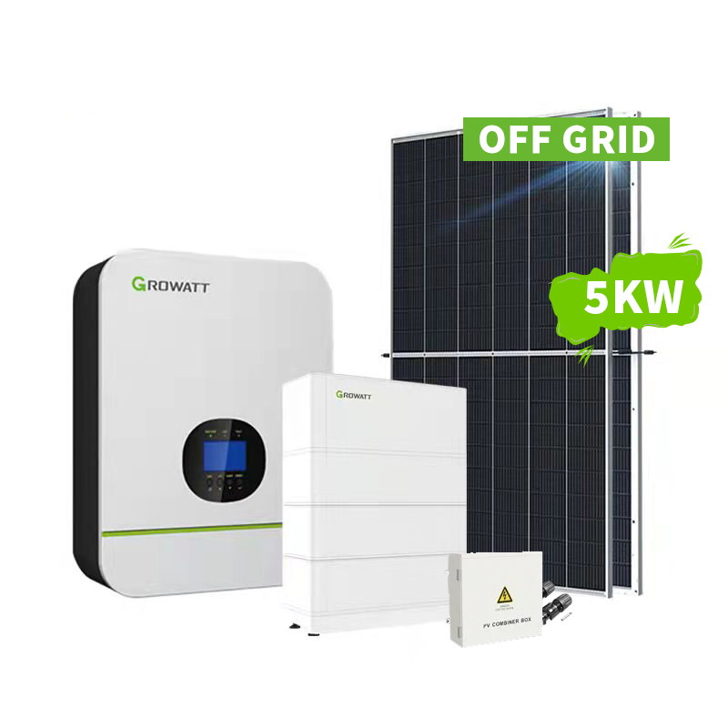 Solarenergiesystem zur netzunabhängigen Speicherung zu Hause, Solaranlage 5 kW -Koodsun