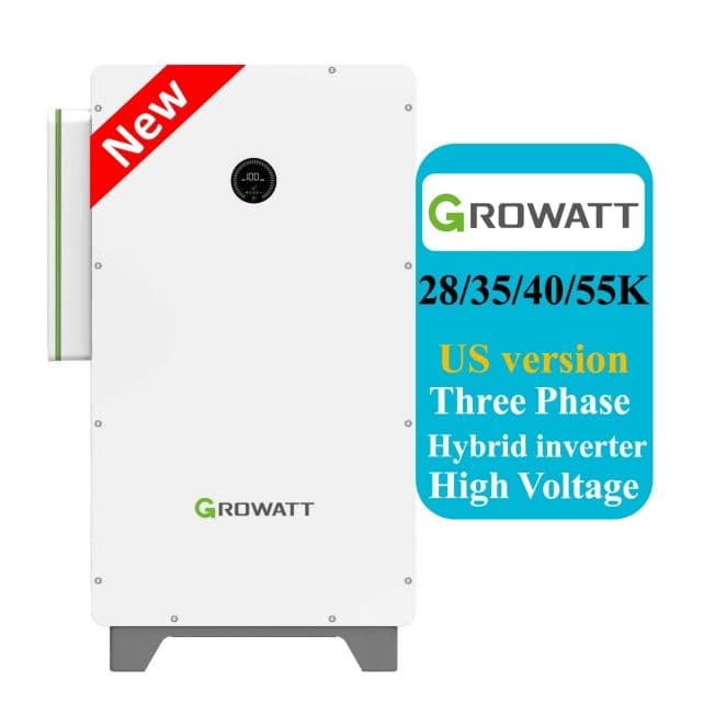 Growatt Us Standard High Efficiency Growatt WIT50-100K-HU-US 480Vac 50KW 100kw Hybrid Solar Energy Inverter -Koodsun